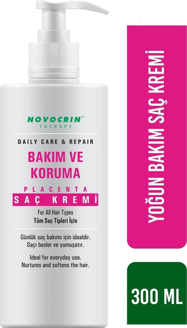 Novocrin Placenta Yoğun Bakım Ve Koruma Saç Kremi 300 Ml - Image 1
