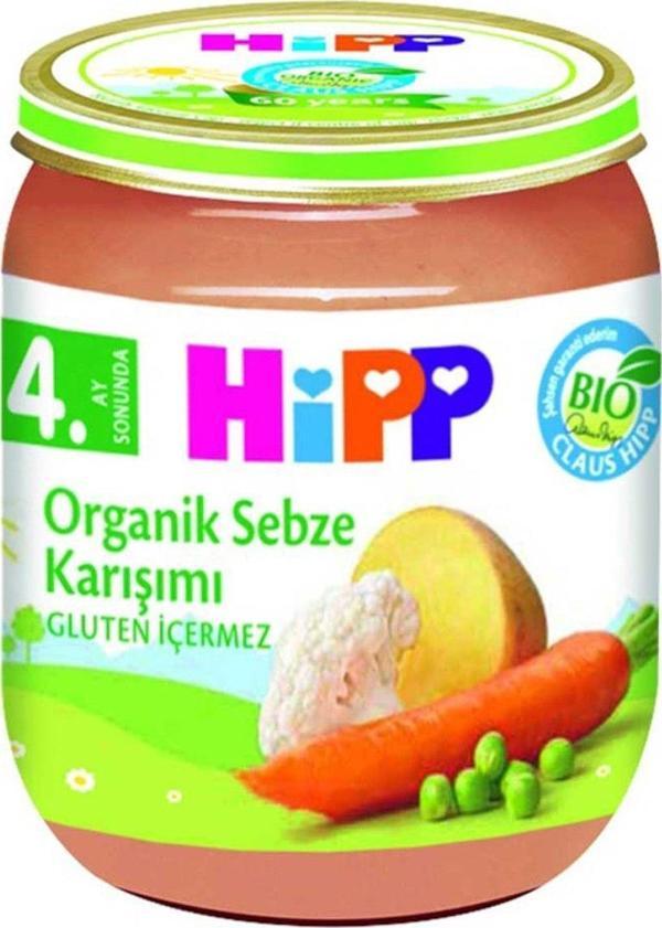 Hipp Organik Sebze Karışımı Kavanoz Maması 125 Gr - Image 1