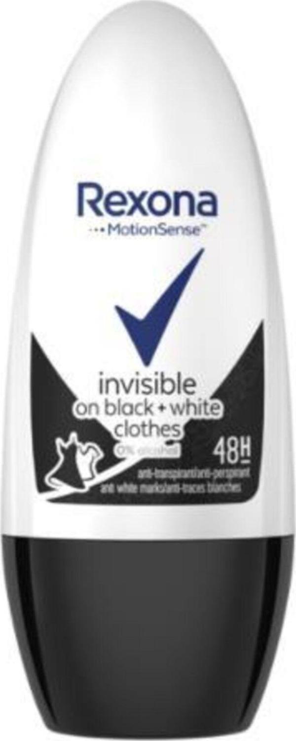 Rexona Invisible On Black&White Clothes Deo Roll On 50 Ml - Image 1