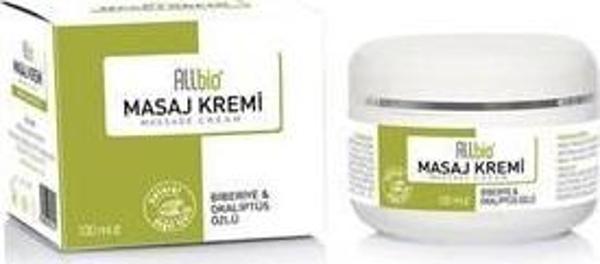 Allbio Masaj Kremi Okaliptüs Biberiye Özlü 100 ml - Image 1