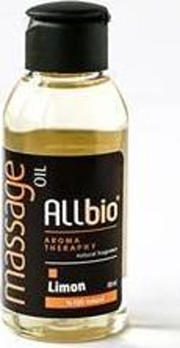 Allbio Masaj Yağı  Limon (100ml) - Image 1