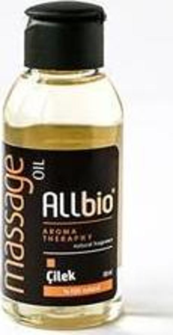 Allbio Masaj Yağı Çilek (100ml) - Image 1