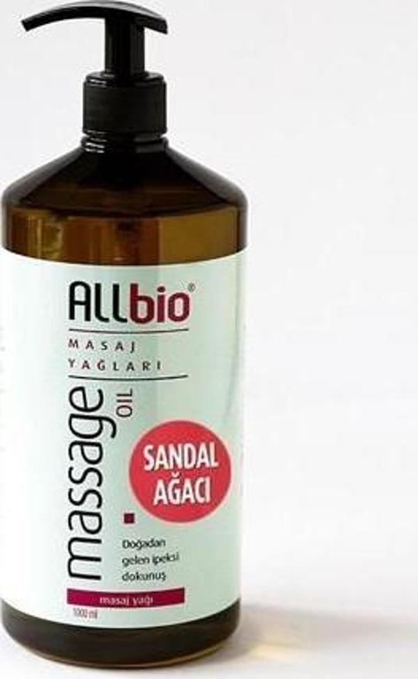 Allbio Masaj Yağı Sandal Ağacı (1 litre) - Image 1