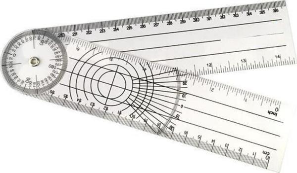 Cep Gonyometresi 20 Cm  Eklem Hareket Ölçüm Cihazı - Image 1