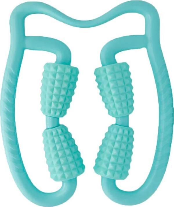 Selülit Masaj Rulosu 4 Topuzlu Masaj Aparatı Yeşil Renk - Image 1