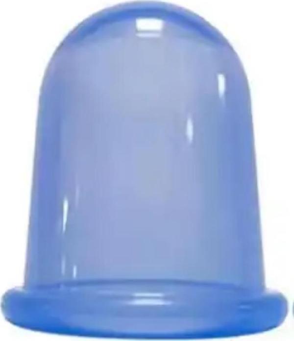 Silikon Selülit Masaj Kupası Mavi Renk En Büyük Boy - Image 1