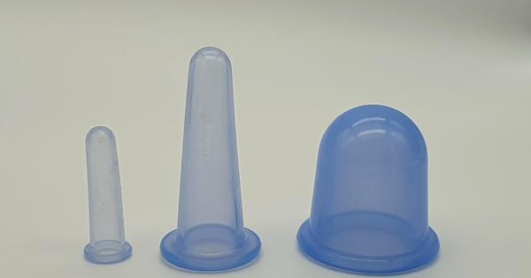 Silikon Yüz  ve Boyun Masaj Kupa Seti 3'lü Mavi Renk - Image 1