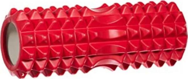 Tırtıklı Foam Roller Denge & Egzersiz Rulosu Kırmızı Renk - Image 1