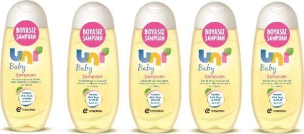Uni Baby Saç Ve Vücut Şampuanı 200 ml 5'li Özel Set - Image 1