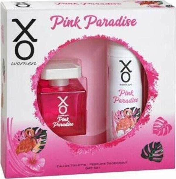 Xo Pink Paradise Eau De Toılette 100ml Kadın Parfüm 125 ml Deodorant 8690605054878 - Image 1