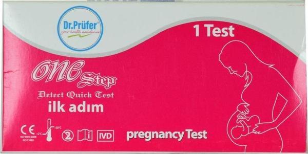 Dr.Prüfer One Step İlk Adım Hızlı Gebelik Testi 1 Kit - Image 1