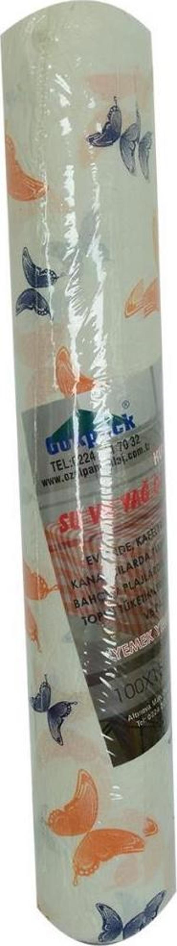 GökPack Su ve Yağ Geçirmez Kullan At Kağıt Masa Örtüsü 100 X 150 Cm 24 M 1 Rulo - Image 1
