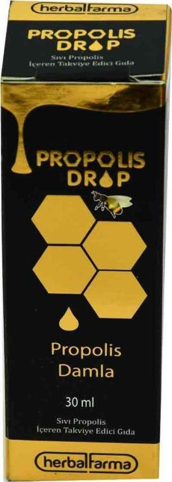 Herbalfarma Propolis Drop Sıvı Propolis Ekstraktı Damla 30 ML - Image 1