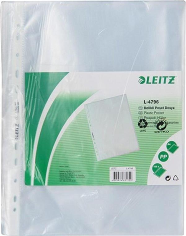 A4 Şeffaf Dosya Föy Poşet Dosya 100'lü 1 Paket L-4796 - Image 1