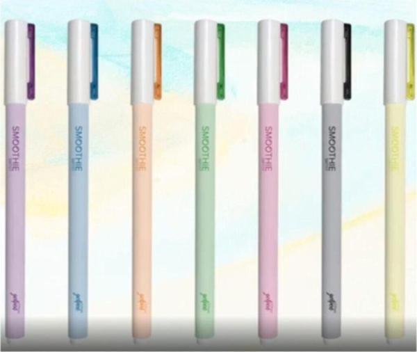 Smoothie Roller Jel Kalem Pastel Renkler 7'li Set Tk.k - Image 1