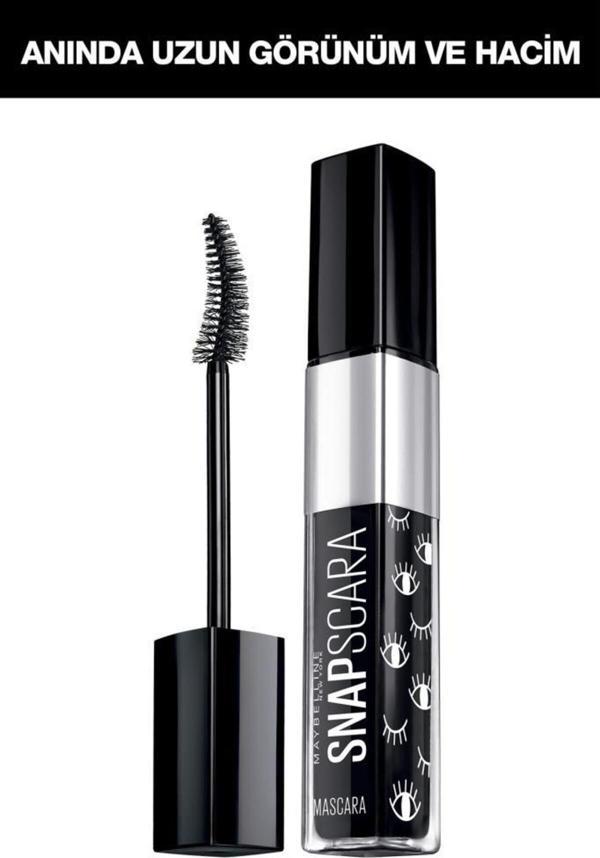 Maybelline New York Snapscara Maskara - Pitch Black (Siyah) - Image 1