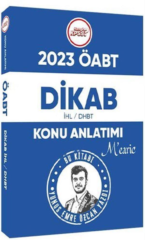 2023 Hangi ÖABT Emre Hoca Dikab İhl Dhbt Mearic Konu Anlatımlı Kitap - Hangi Kpss Yayınları - Image 1