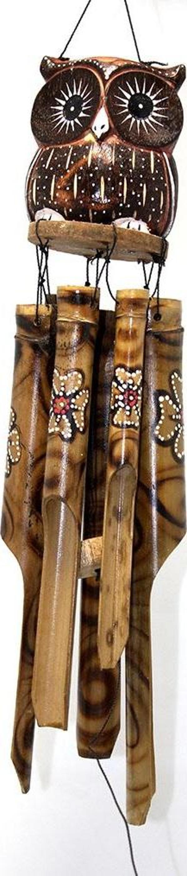 Bambu Baykuşlu Çan 40 Cm No:1 - Image 1