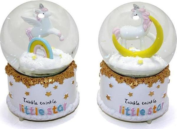 Işıklı Müzikli Püskürtmeli Kar Küresi 16 cm ALK258 - Image 1