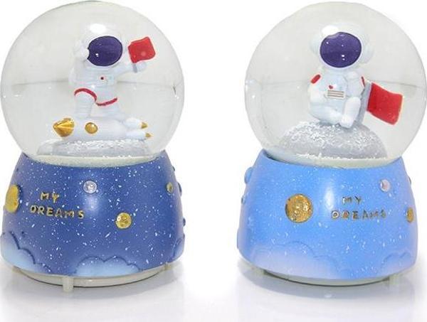 Işıklı Müzikli Püskürtmeli Kar Küresi 16 cm ALK267 - Image 1