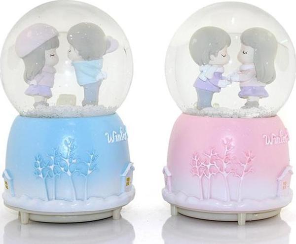 Kar Küresi Işıklı Müzikli Küre 13 Cm ALK284 - Image 1