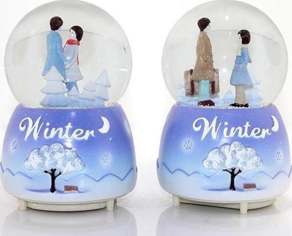 Kar Küresi Işıklı Müzikli Küre 13 Cm ALK288 - Image 1