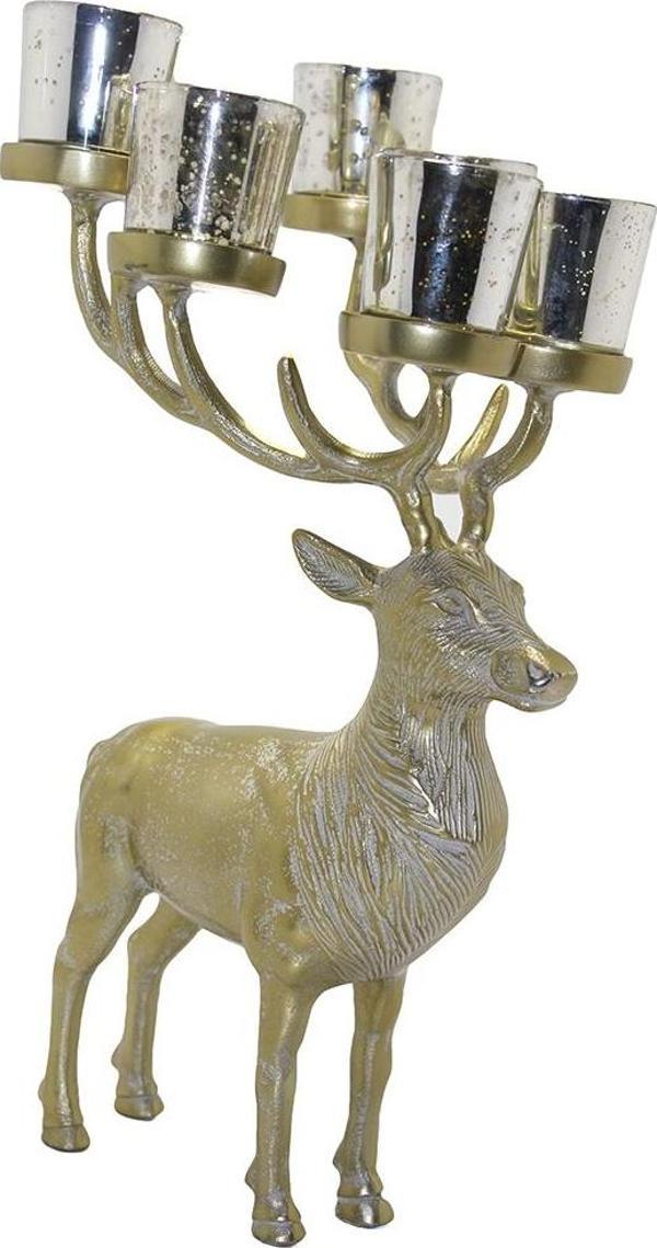 Metal Geyik Şamdan 43 Cm KSK312 - Image 1