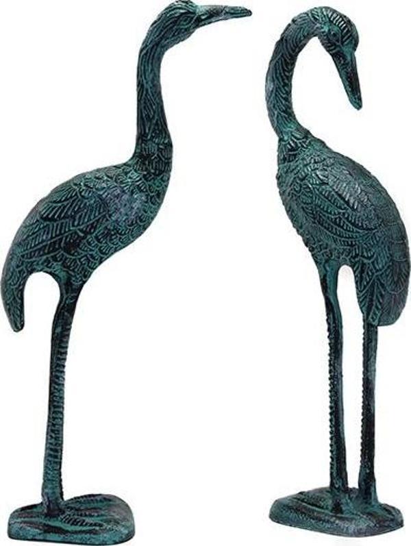 Metal İkili Flamingo Seti 36 Cm KSK499 - Image 1