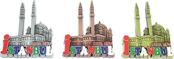 Metal İstanbul Temalı  Yöresel Magnet 2Alk80 - Image 1