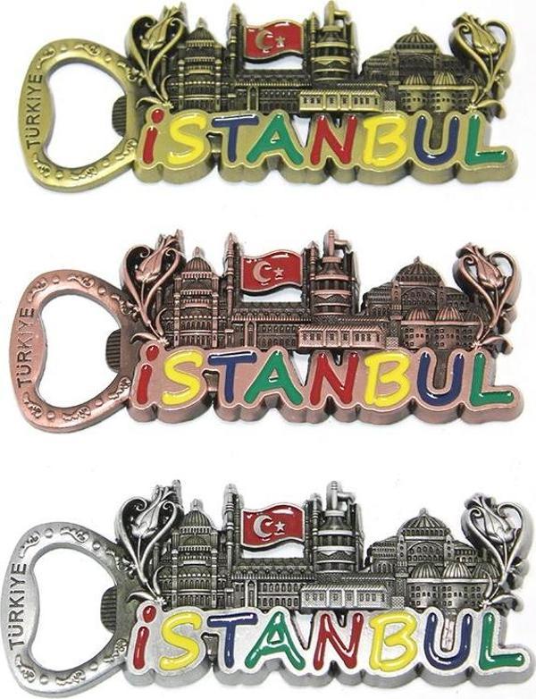 Metal İstanbul Temalı Yöresel Magnet Açacak 2Alk83 - Image 1
