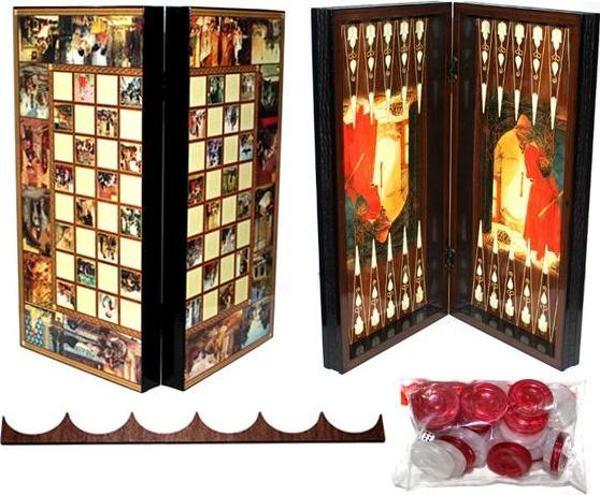 ÖZEL TASARLANMIŞ KAPLUMBAĞA TERBİYECİSİ TAVLA TAVLA04 - Image 1