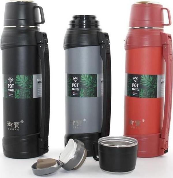 Paslanmaz Çelik Çift Katmanlı Termos 2.3 Lt Alk2315 - Image 1