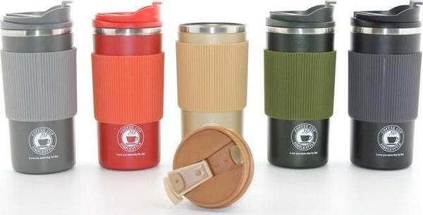 Paslanmaz Çelik Çift Katmanlı Termos 500 Ml Alk2316 - Image 1