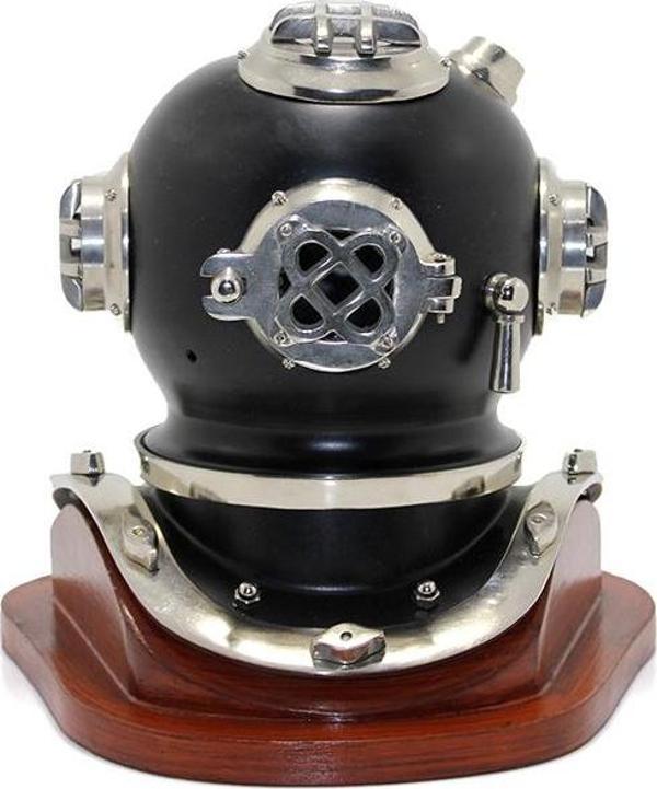 Pirinç Dalgıç Başlığı 24 Cm Siyah KSK332SİYAH - Image 1