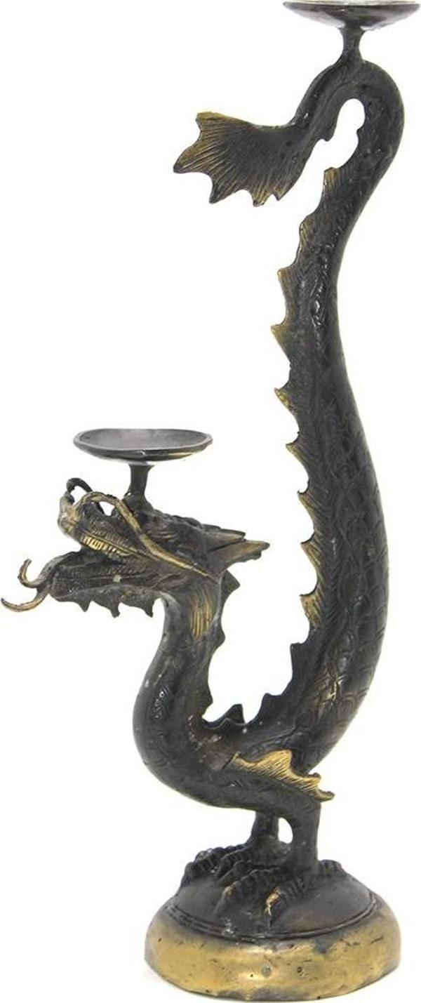 Pirinç Dragon Şamdan - Image 1