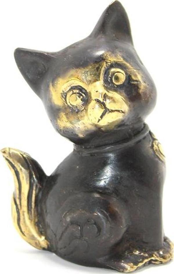Pirinç Kedi Figürü - Image 1