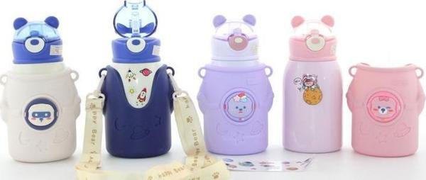 Silikon Kılıflı Çift Katmanlı Termos Suluk 500 Ml Alk2305 - Image 1
