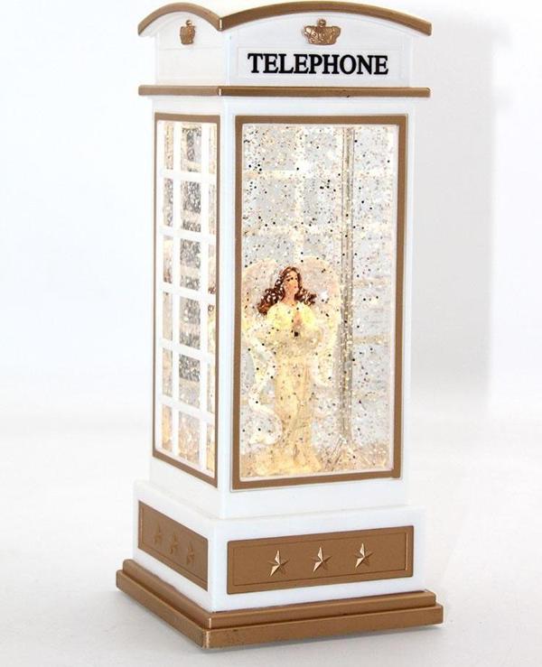 Telefon Kulübeli Işıklı Müzikli Kar Küresi Alk1825 - Image 1