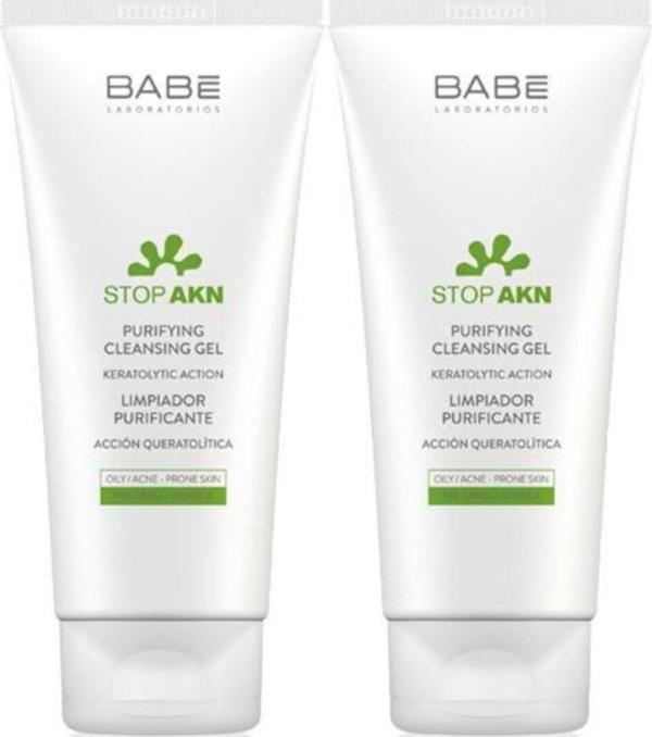 Babe Laboratorios Stop Akn Purıfying Cleansing Gel 200ml 2 Adet - Image 1