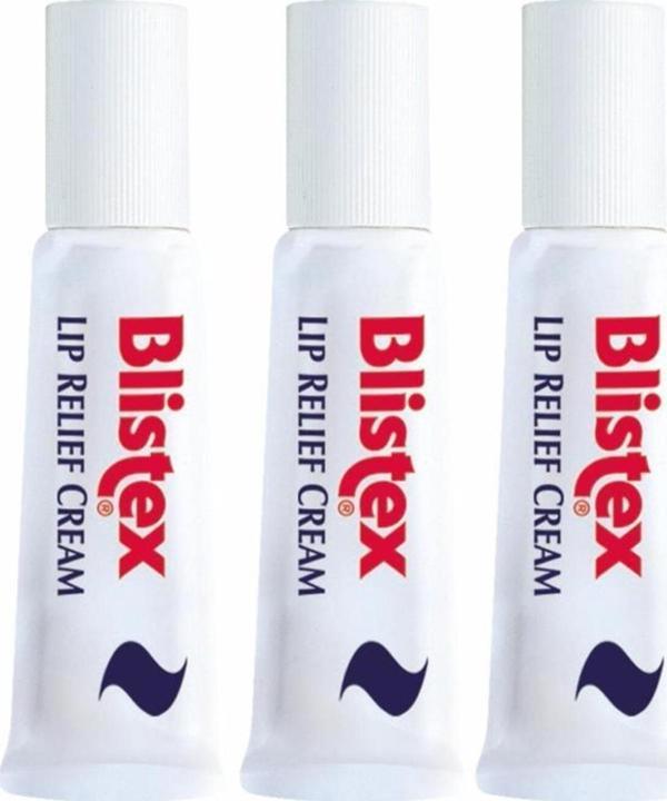 Blistex Çatlak Dudaklara Acil Çözüm - Lip Relief Cream Spf10 6ml X 3 - Image 1