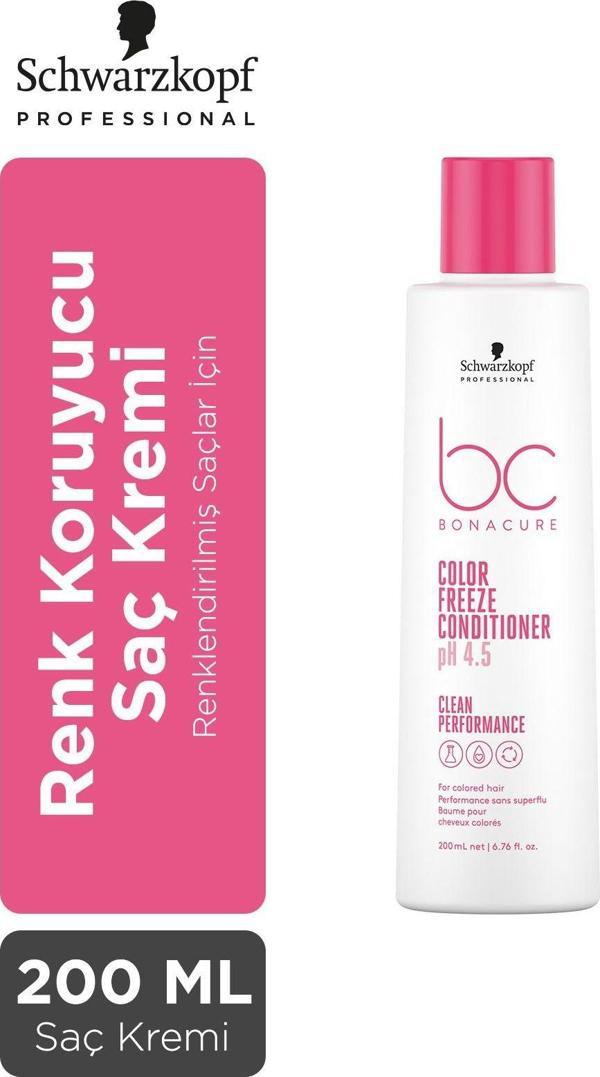 Bonacure Bc Clean pH Renk Koruyucu Saç Kremi 200ml | Donuk, renklendirilmiş saçları canlandırır - Image 1