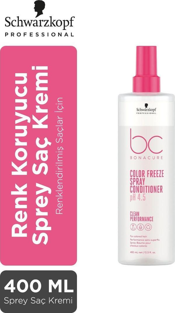 Bonacure Bc Clean Renk Koruyucu Sprey Saç Kremi 400ml - Image 1