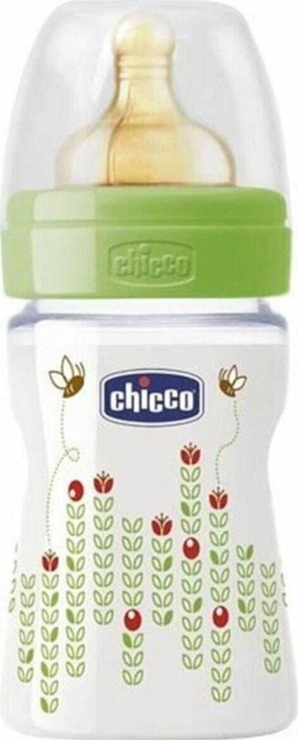 Chicco Wellbeing Pp Biberon Unisex 150 ml Kauçuk Normal Akış (AMBALAJ HASARLI) - Image 1