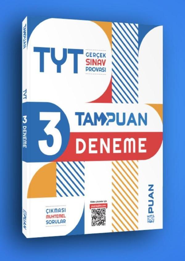 Tam Puan TYT 3 Deneme - Gerçek Sınav Provası - Puan Yayınları - Image 1