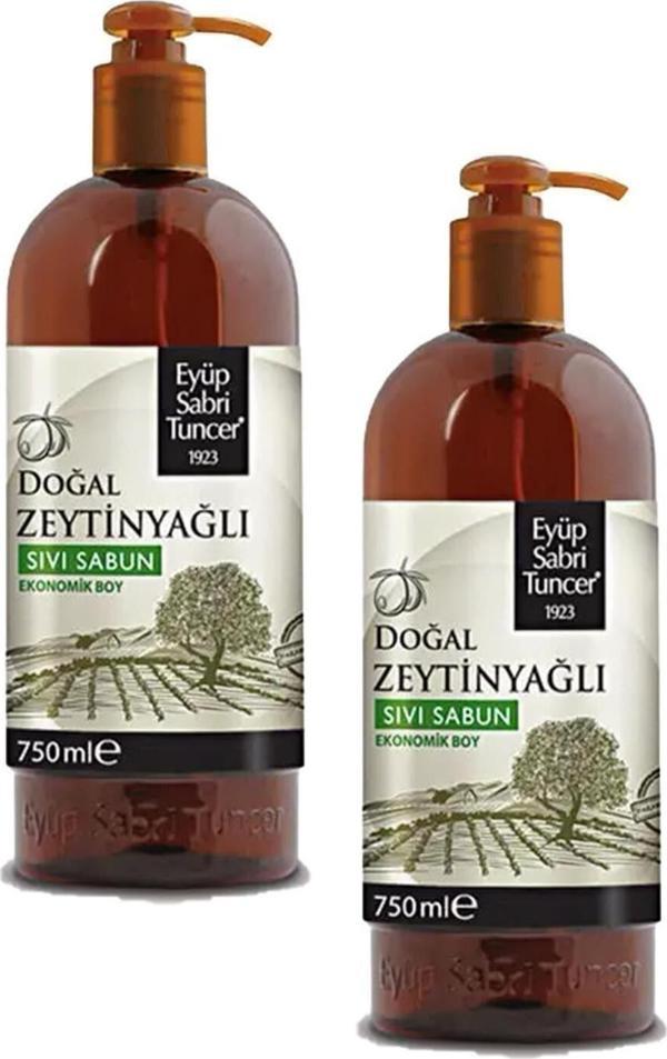 Eyüp Sabri Tuncer Zeytinyağlı Sıvı Sabun 750ml ( 2 Adet ) - Image 1