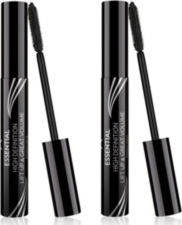 Golden Rose Hacim Etkili Siyah Maskara - Essential High Definition&liftup&great Volume Mascara X 2 Adet - Image 1