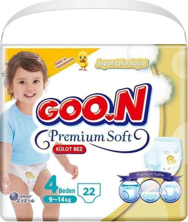 Goo.n Premium Külot Bez Ekonomik 4 Beden 22 Adet - Image 1