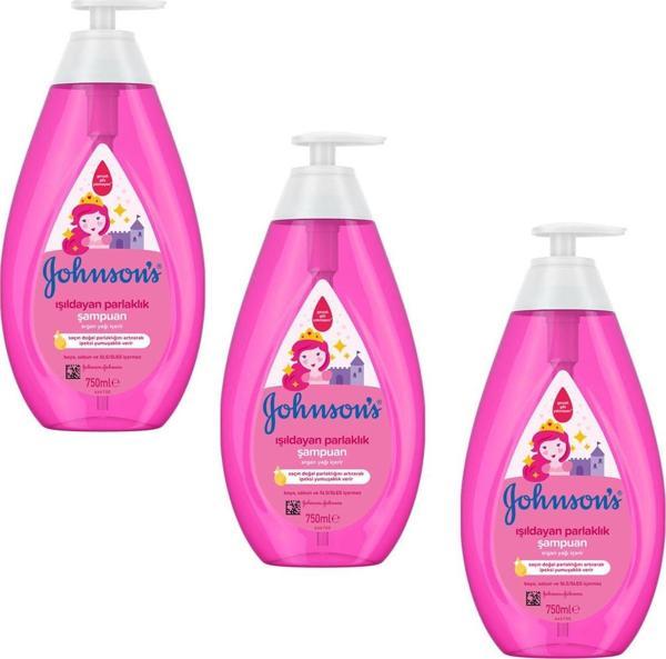 Johnson's Işıldayan Parlaklık Şampuan 750 Ml 3 Adet - Image 1