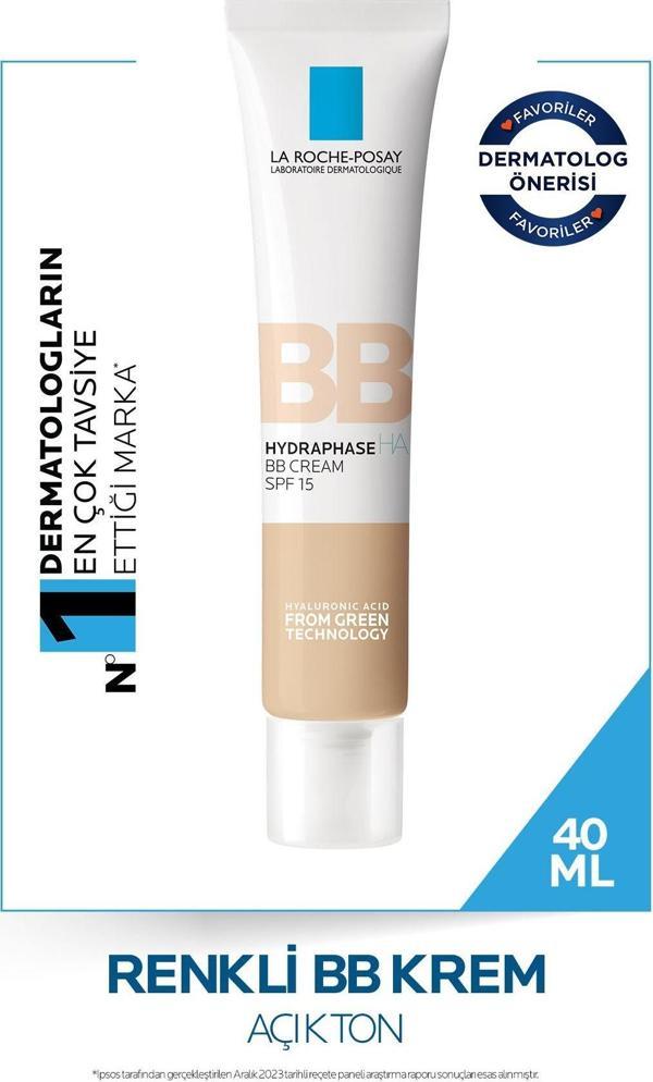 La Roche-Posay Hydraphase Bb Cream Light Spf15 40ml - Image 1
