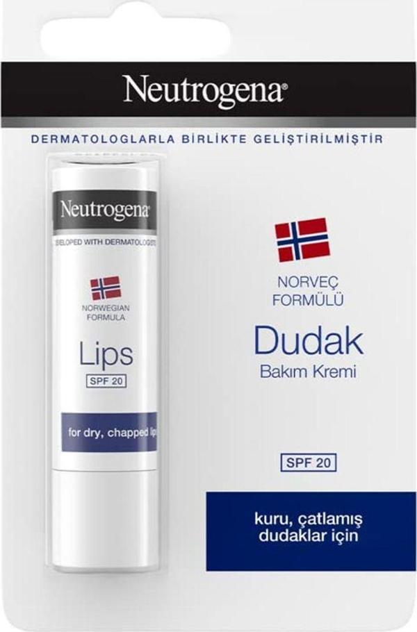 Neutrogena Spf 20 Güneş Koruma Faktörlü Dudak Bakım Kremi 4,8 G - Image 1